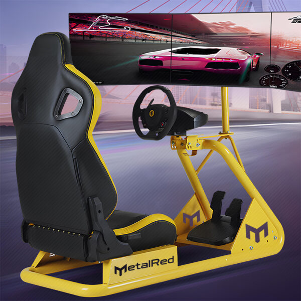 Cockpit Simracing Retrátil Metal Red - FX6002 - Image 4