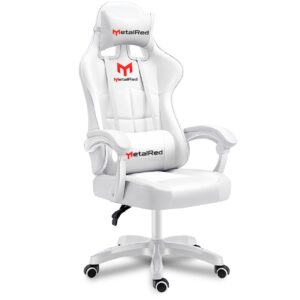 Cadeira Gamer Glacial M3 Metal Red - Branco