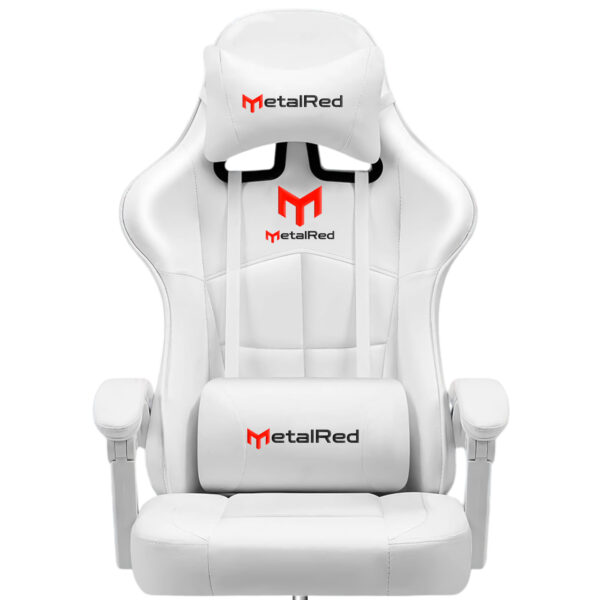 Cadeira Gamer Glacial M3 Metal Red - Branco - Image 2