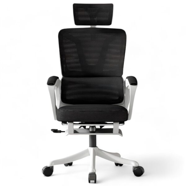 Cadeira Ergonômica Metal Red M3014 - Branco - Image 3