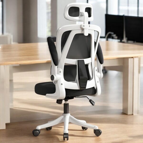 Cadeira Ergonômica Metal Red M419 – Branco - Image 10