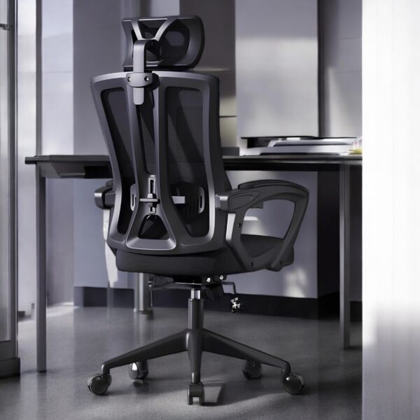 Cadeira Ergonômica Metal Red M858 - Preto - Image 11