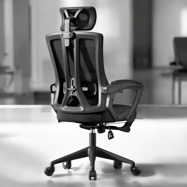 Cadeira Ergonômica Metal Red M858 - Preto - Image 10