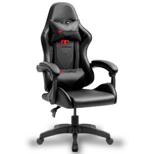Cadeira Gamer Aurora M1 Metal Red - Preto