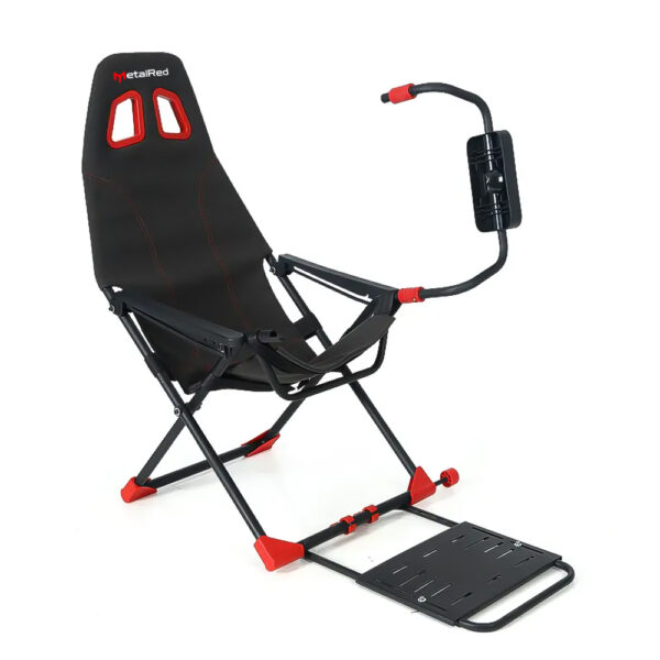 Cockpit Simracing Metal Red Preto e Vermelho - FX6001 - Image 4
