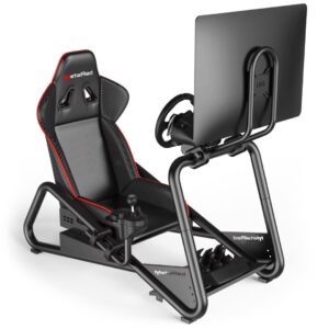 Cockpit Simracing Retrátil Metal Red - FX6003