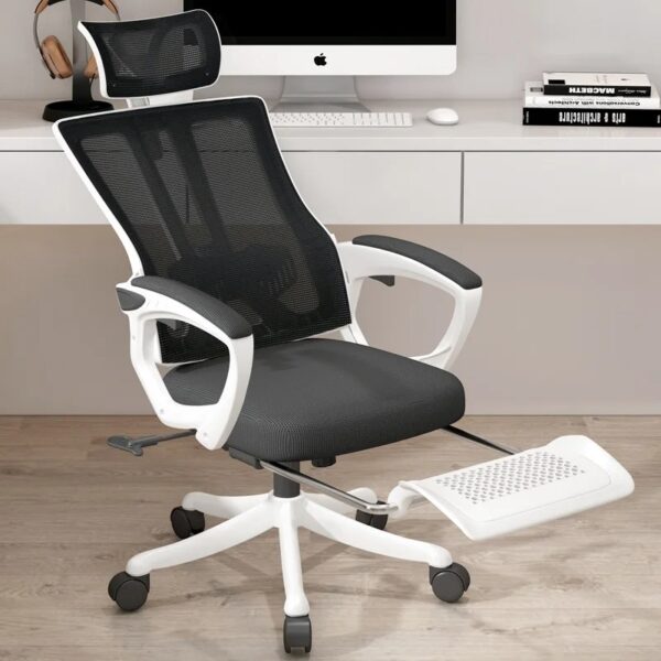 Cadeira Ergonômica Metal Red M858 - Branco - Image 11