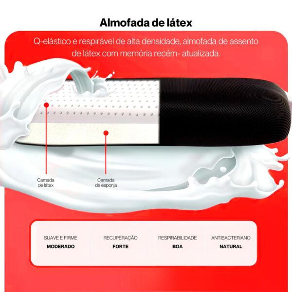 Cadeira Ergonômica Metal Red M250 - Branco - Image 6
