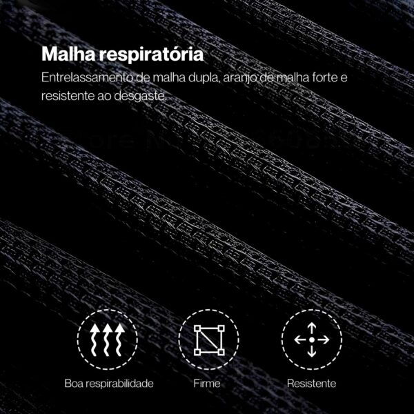 Cadeira Ergonômica Metal Red M401 – Preto - Image 4