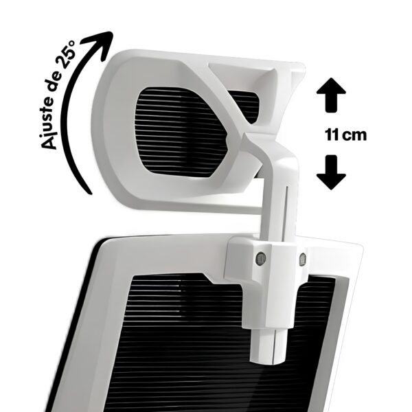 Cadeira Ergonômica Metal Red M401 – Preto - Image 2