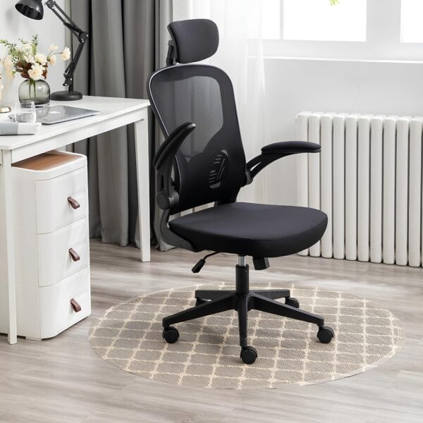 Cadeira Ergonômica Metal Red M616 – Preto - Image 11