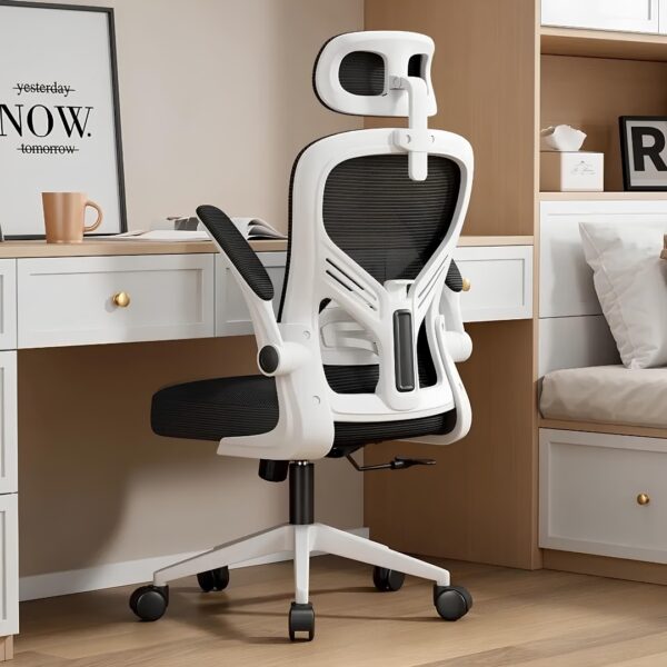 Cadeira Ergonômica Metal Red M616 – Branco - Image 7
