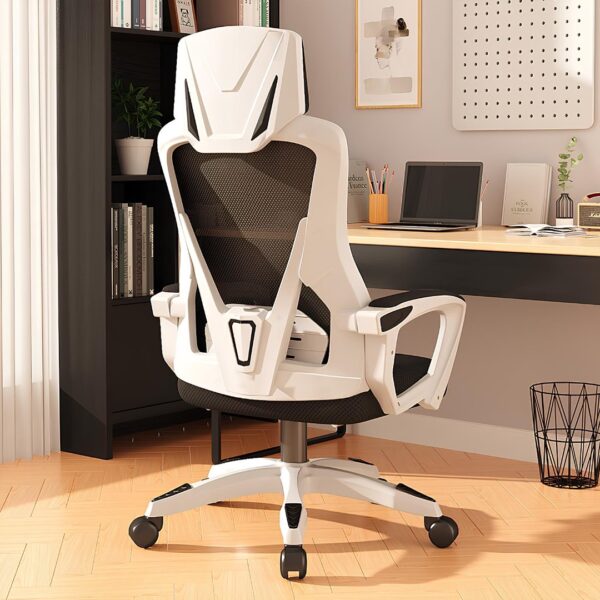 Cadeira Ergonômica Metal Red M818 - Branco - Image 11