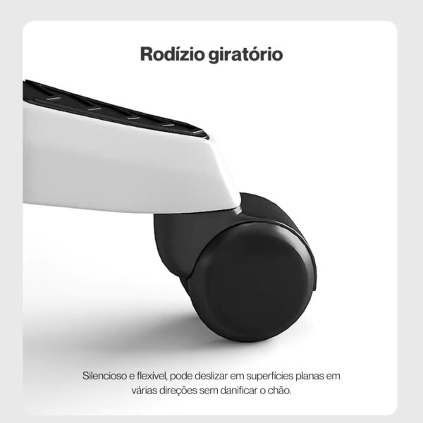 Cadeira Ergonômica Metal Red M818 - Branco - Image 5