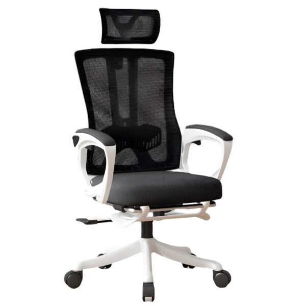 Cadeira Ergonômica Metal Red M858 - Branco - Image 2