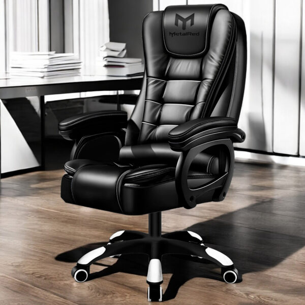 Cadeira Ergonômica Metal Red M809 - Preto - Image 11