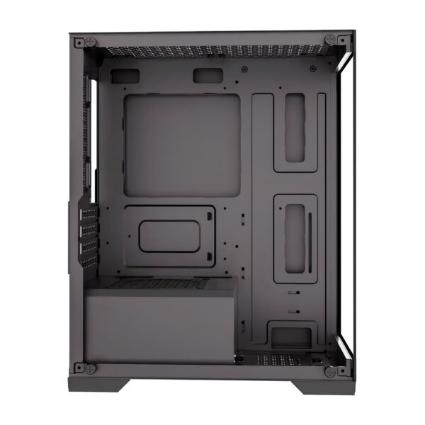 Gabinete Gamer Nebula Mini Metal Red M6 - Preto - Image 6