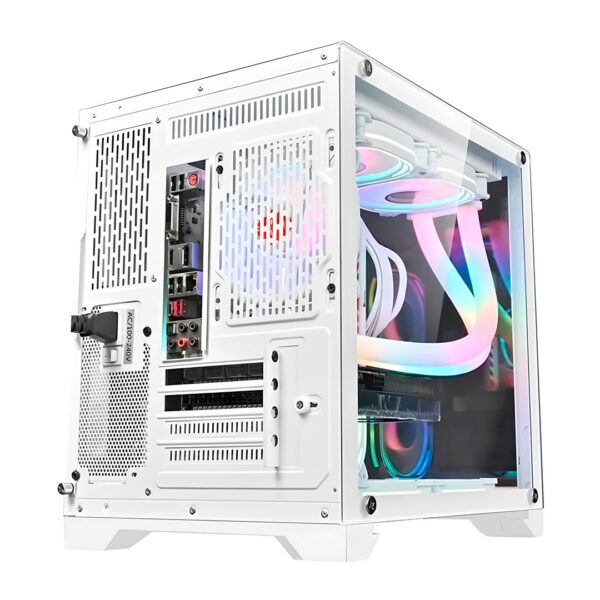 Gabinete Gamer Orion Metal Red M7 - Branco - Image 5
