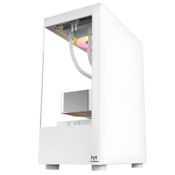 Gabinete Gamer Stellar Mini Metal Red M8 - Branco - Image 5
