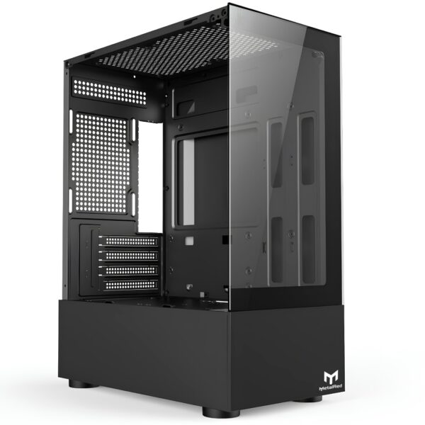 Gabinete Gamer Stellar Mini Metal Red M8 - Preto - Image 3