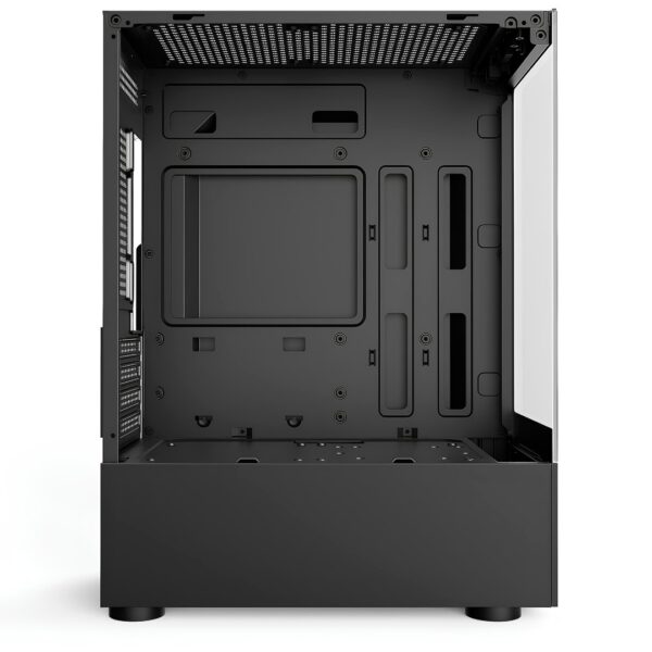 Gabinete Gamer Stellar Mini Metal Red M8 - Preto - Image 4