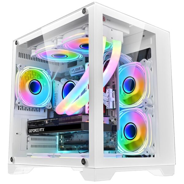 Gabinete Gamer Orion Metal Red M7 - Branco