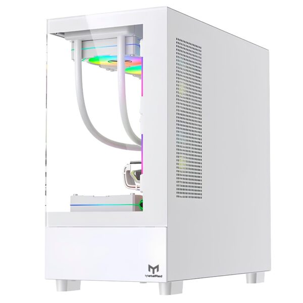 Gabinete Gamer Stellar Pro Metal Red M9 - Branco - Image 3